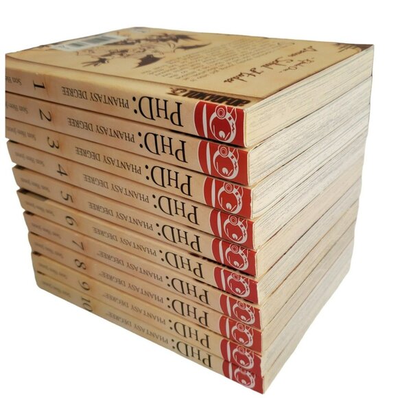 PhD Phantasy Degree Manga Book Lot Vol 1-10 Complete Set 1st Tokyopop Printing - Picture 14 of 16